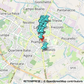 Mappa Via Giuseppe Verdi, 04100 Latina LT, Italia (0.6375)