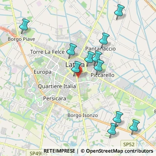 Mappa Via Giuseppe Verdi, 04100 Latina LT, Italia (2.48182)
