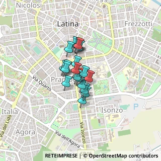 Mappa Via Giuseppe Verdi, 04100 Latina LT, Italia (0.2565)