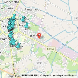 Mappa Via dei Boi, 04100 Latina LT, Italia (1.7165)