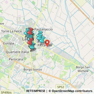 Mappa Via dei Boi, 04100 Latina LT, Italia (1.69357)