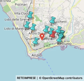 Mappa Via Pinetella, 00042 Anzio RM, Italia (1.46385)