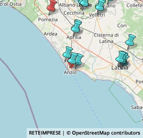 Mappa Via Pinetella, 00042 Anzio RM, Italia (20.96471)