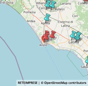 Mappa Via Pinetella, 00042 Anzio RM, Italia (26.29118)