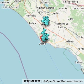 Mappa Via Olimpica, 00042 Anzio RM, Italia (8.95727)