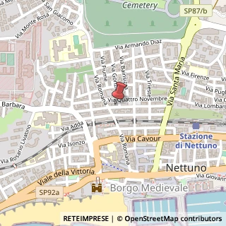 Mappa Via XXIV Maggio, 34, 00048 Nettuno, Roma (Lazio)