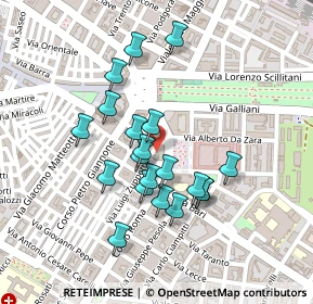 Mappa Piazza Italia, 71121 Foggia FG, Italia (0.2045)