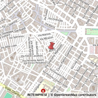Mappa Via Giovanni Urbano,  26, 71100 Foggia, Foggia (Puglia)