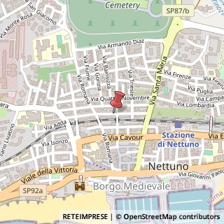 Mappa Via XXV Luglio, 49, 00048 Nettuno, Roma (Lazio)