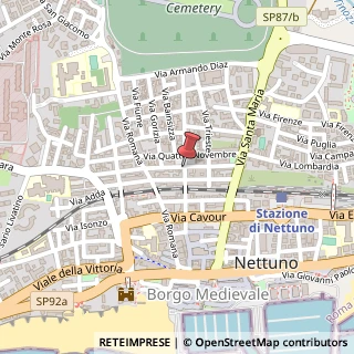Mappa Via Vittorio Veneto, 65, 00048 Nettuno, Roma (Lazio)