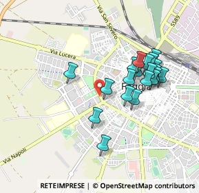 Mappa Viale Candelaro incrocio, 71122 Foggia FG, Italia (0.892)