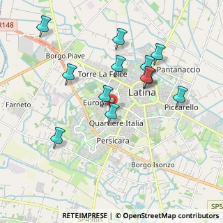 Mappa Centro, 04100 Latina LT, Italia (2.04333)