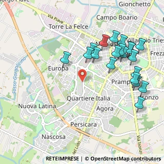 Mappa Centro, 04100 Latina LT, Italia (1.2115)