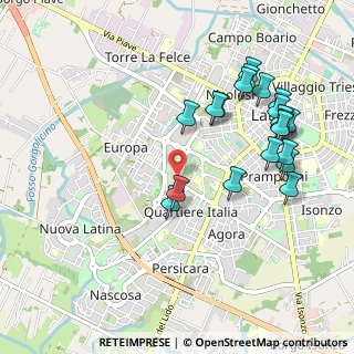 Mappa Centro, 04100 Latina LT, Italia (1.1425)