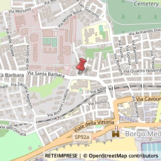 Mappa Via Santa Barbara, 92, 00048 Nettuno, Roma (Lazio)