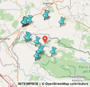 Mappa 81010 Gallo Matese CE, Italia (7.68875)