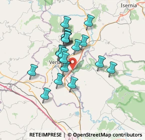 Mappa Strada di Bonifica Venticinque, 86079 Venafro IS (5.8635)
