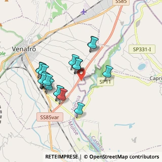 Mappa Strada di Bonifica Venticinque, 86079 Venafro IS, Italia (1.856)