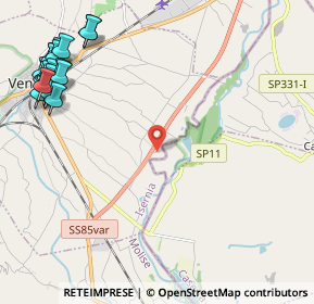 Mappa Strada di Bonifica Venticinque, 86079 Venafro IS (3.323)