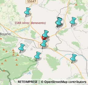 Mappa SS 17 S.s. 87 Km 118 130, 86019 Vinchiaturo CB, Italia (3.71636)