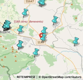 Mappa SS 17 S.s. 87 Km 118 130, 86019 Vinchiaturo CB, Italia (5.817)