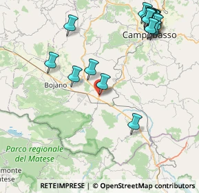 Mappa SS 17 S.s. 87 Km 118 130, 86019 Vinchiaturo CB, Italia (11.1975)