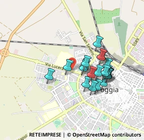 Mappa Largo Via Lucera, 71122 Foggia FG, Italia (0.7725)