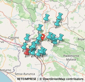 Mappa Capriati A Volturno, 81010 Ciorlano CE, Italia (12.123)