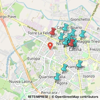 Mappa Piazzale granato, 04100 Latina LT, Italia (0.99467)