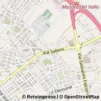 Mapa Mazara del Vallo