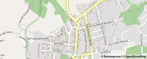 Mappa Zafferana Etnea