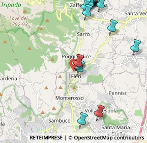 Mappa Via del Pino, 95019 Zafferana Etnea CT, Italia (3.1425)