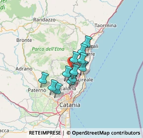 Mappa Via del Pino, 95019 Zafferana Etnea CT, Italia (9.04583)