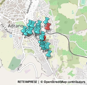 Mappa Via Camillo Prampolini, 95031 Adrano CT, Italia (0.316)