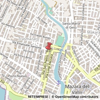 Mappa Via San Pietro, n35, 91026 Mazara del Vallo, Trapani (Sicilia)