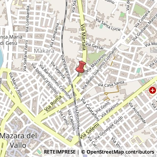 Mappa Via Marsala, 29, 91026 Mazara del Vallo, Trapani (Sicilia)