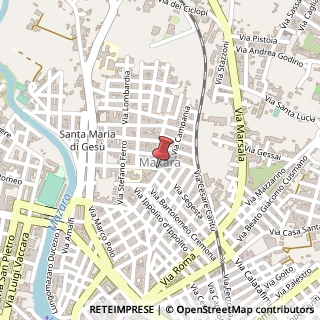 Mappa Piazza Iman Al Mazari, 6, 91026 Mazara del Vallo, Trapani (Sicilia)