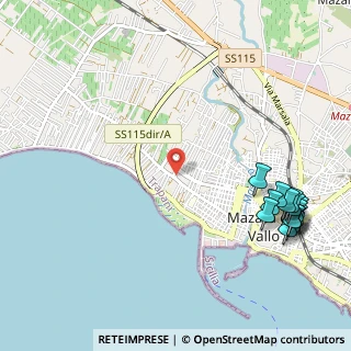 Mappa Via del Carabiniere, 91026 Mazara del Vallo TP, Italia (1.625)