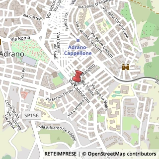 Mappa Via Cappuccini,  165, 95031 Adrano, Catania (Sicilia)