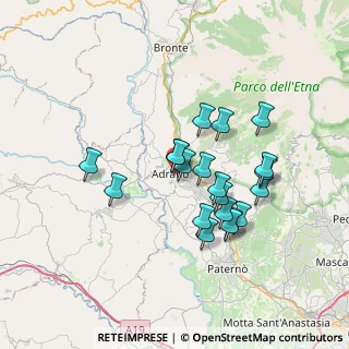 Mappa Via G. Calcagno, 95031 Adrano CT, Italia (6.8695)