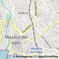 Kartta Mazara del Vallo