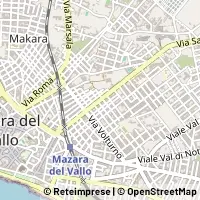 Map Mazara del Vallo