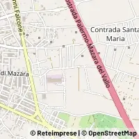 Kaart Mazara del Vallo