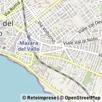 地图 Mazara del Vallo
