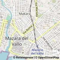 Karte Mazara del Vallo