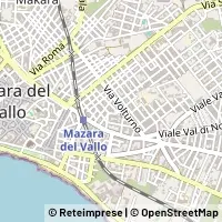 Map Mazara del Vallo