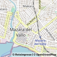 Mapa Mazara del Vallo
