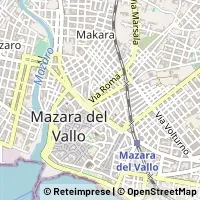 Kartta Mazara del Vallo