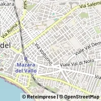 Map Mazara del Vallo