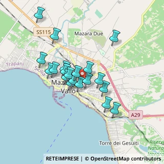 Mappa Via Alessandro Manzoni, 91026 Mazara del Vallo TP, Italia (1.5975)